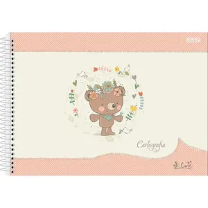 CADERNO DESENHO UNIV CAPA DURA SO CUTE 60F