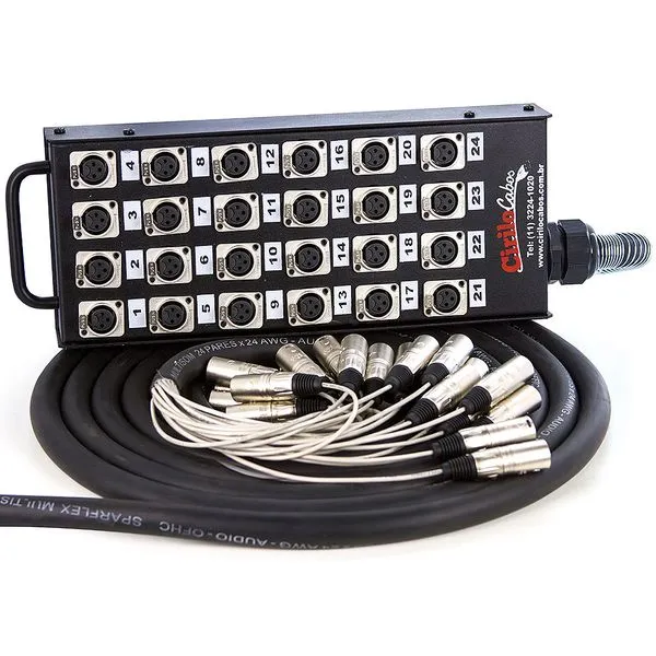 Medusa 24 Vias Montada com Conectores Santo Ângelo 16 MT