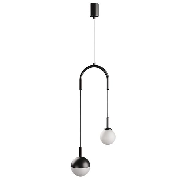 Pendente Macadamia Duplo 2Xg9 Preto Liso Blumenal