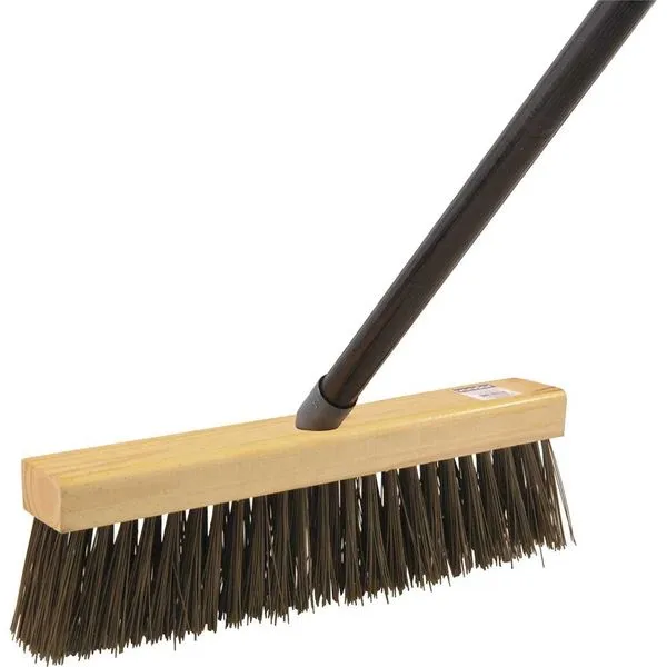 Vassoura Tipo Gari Cepa de Madeira 37,5cm 4 Fileiras com Cabo - VONDER