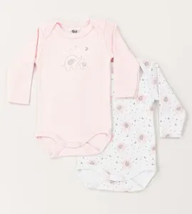 Kit Body Elefante Rosa com 2 Unidades Rosa - GG