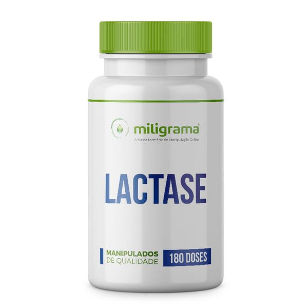 Lactase 500mg 180 Cápsulas 120 Cápsulas