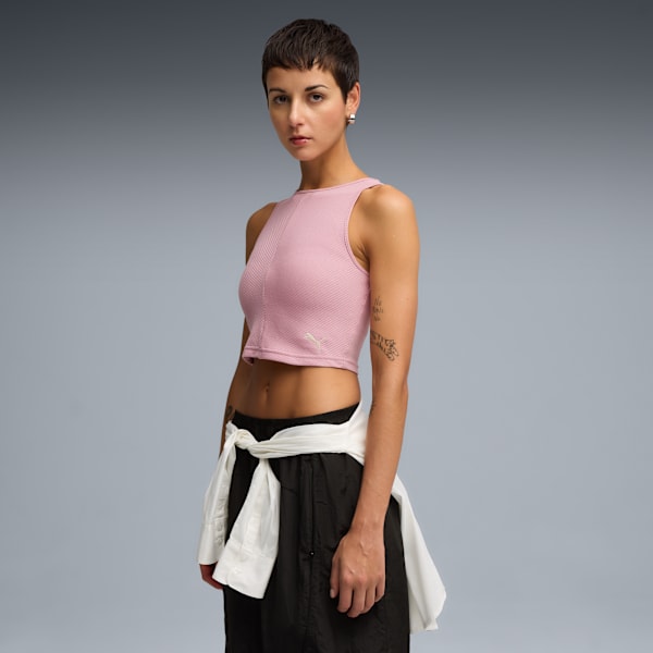 Top Wardrobe ESS Ribbed Crop Feminino
