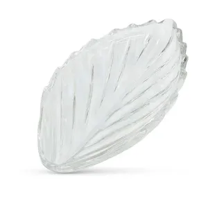 Bandeja Decorativa Folha de Vidro 20,2x11x2,8cm 6292 - Be10