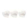 Conjunto Com 03 Petisqueiras De Porcelana Pcln-081 - Haüskraft