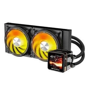 Water Cooler Darkflash 240mm para Processador Explore DE240 LCD ARGB Preto