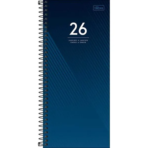 Agenda 2026 Diária De Mesa Comercial Ideale Espiral