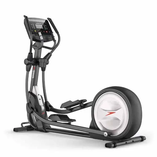 Elíptico Eletromagnético E75 para Academia com 32 Níveis de Resistência e Painel em LED com USB Speedo Elíptico Eletromagnético E75 Profissional com 32 Níveis de Resistência para Espaços Fitness Speedo