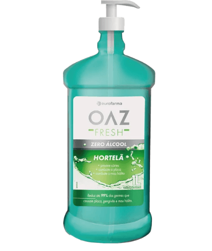 Enxaguante Bucal OAZ Fresh Hortela 1L
