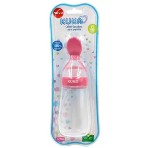 Colher Dosadora Para Papinha Kuka Rosa 125ml
