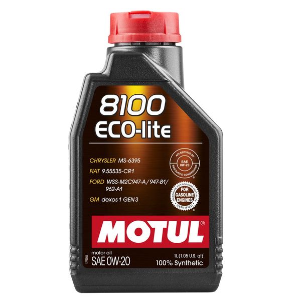 Óleo Motul Para Motor Carro 8100 Eco-Lite 0W20 1L (MP)