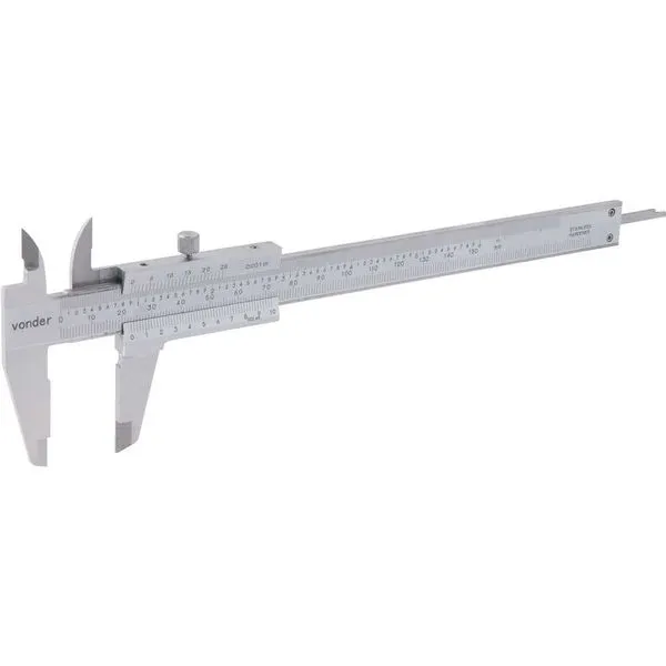 Paquímetro universal analógico 150 mm 0,02 mm PA 152 - VONDER