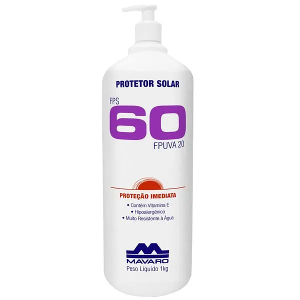 Protetor Solar FPS60 1 Kilo - A387 - MAVARO