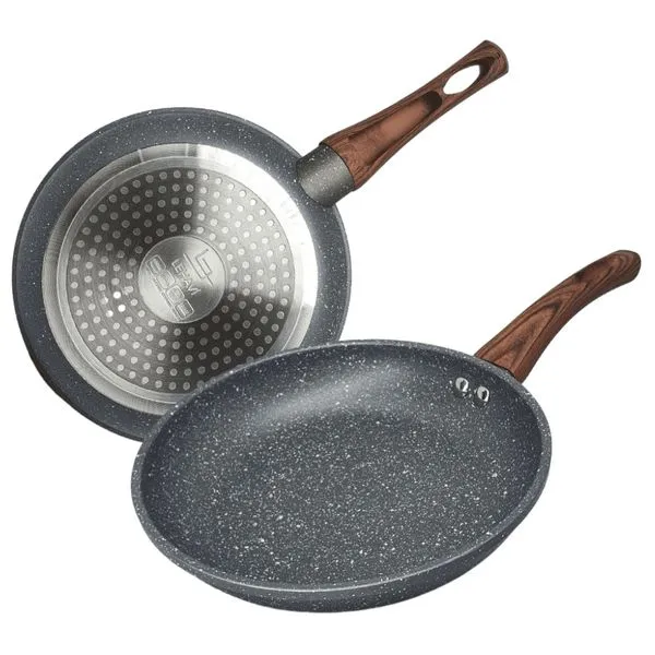 Panela Frigideira Antiaderente Cerâmica 20cm Granito Lehavi