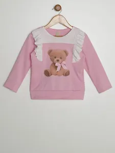 Blusa Manga Longa Infantil Para Menina - ROSE 1
