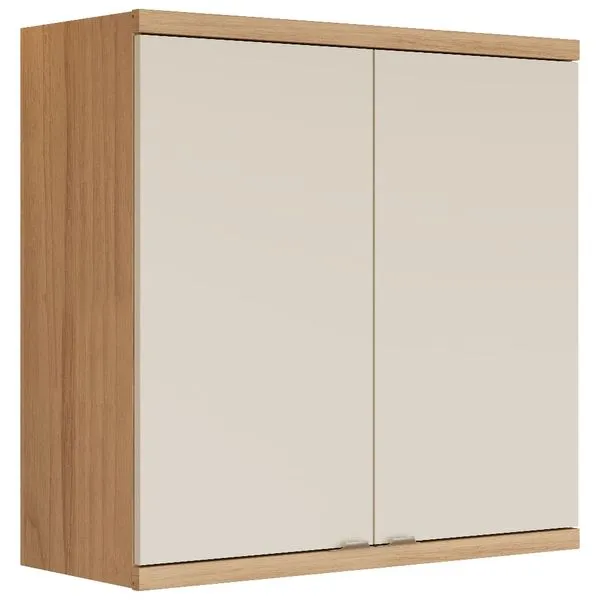 Armário Aéreo 2 Portas Baumon Manaós Off White 78x80x33 810015117