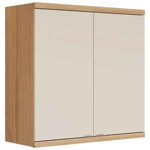 Armário Aéreo 2 Portas Baumon Manaós Off White 78x80x33 810015117