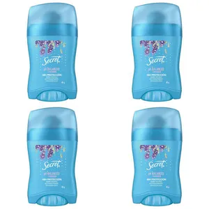 Kit c/4 Unidades de Desodorante Barra Secret Lavanda 45g