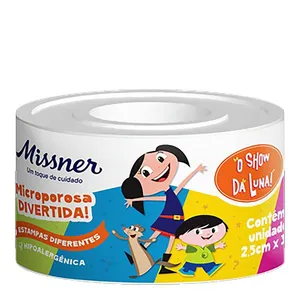 Fita Microporosa Missner O Show Da Luna 2,5cm X 3,0m