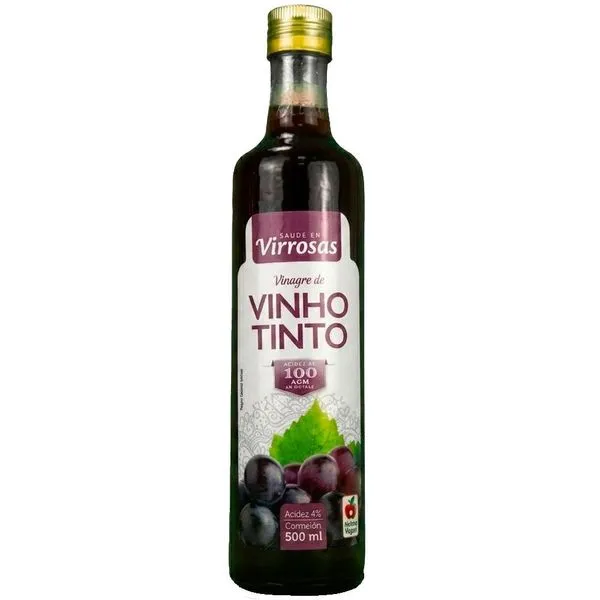 Vinagre De Vinho Tinto Virrosas 500ml
