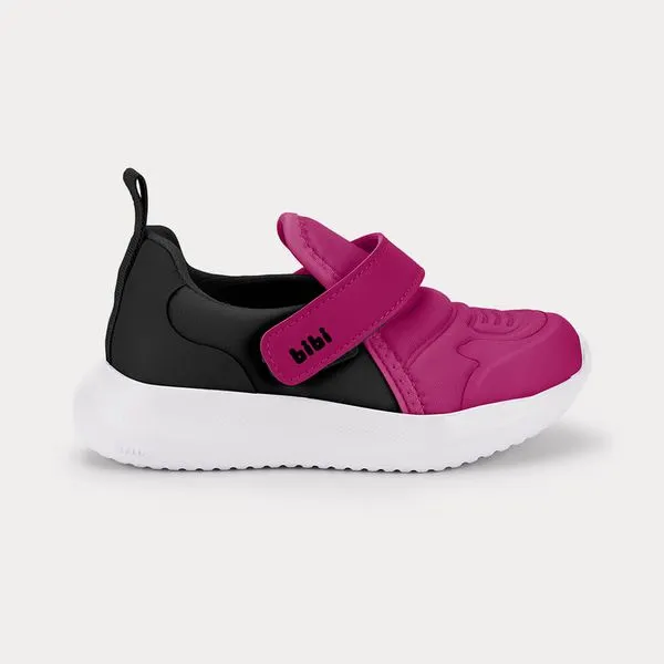 Tênis Infantil Bibi Flash Preto com Rosa 22