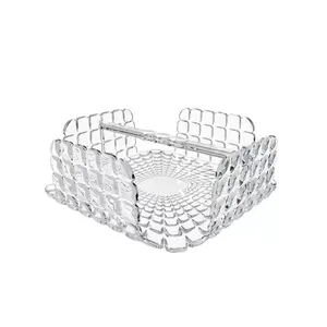 Porta-guardanapo em plástico SMMA quadrado Guzzini Tiffany 20x20x7,3cm
