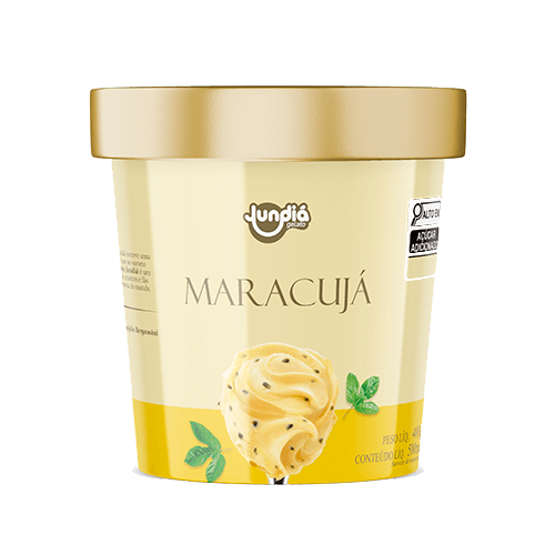 Sorvete Jundiá Copo Premium Maracujá 400g
