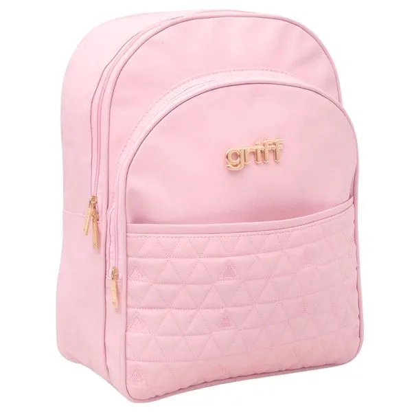 Mochila Maternidade Griff Baby 3041 Rosa