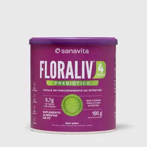 Floraliv 4 Fibras Sabor Neutro. Lata 195g