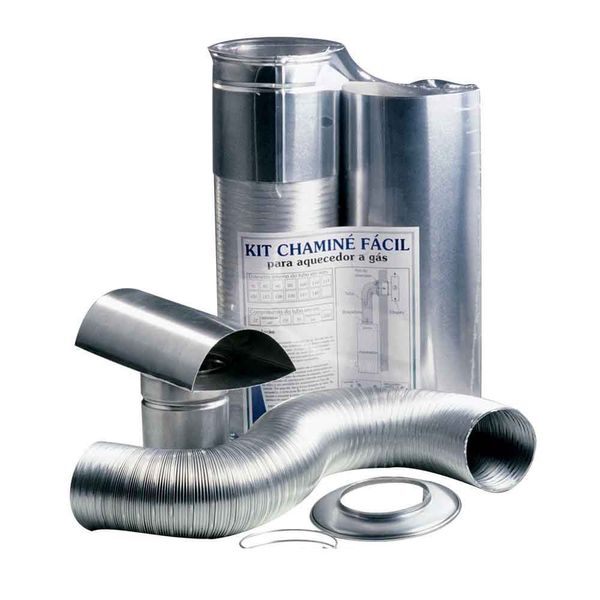 Kit para exaustão de aquecedores à gás 110mmx1,5m WDB