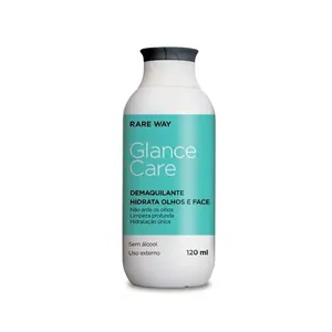 Demaquilante Facial Rare Way Glance Care Hidratante 120ml