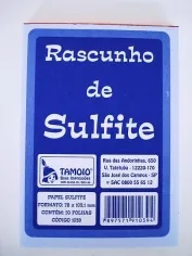 Bloco Rascunho Sulfite 1/72 50 Folhas