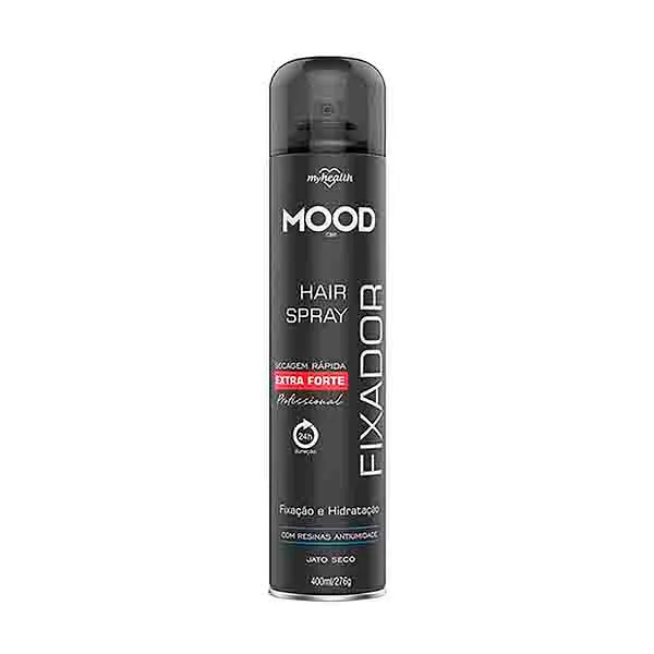 Spray Fixador Para Cabelo Mood Extra Forte My Health 400ml SPRAY FIX CAB MOOD E