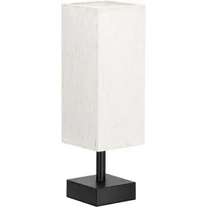 Luminária de Mesa Aooshine Creme/Preta A-BI