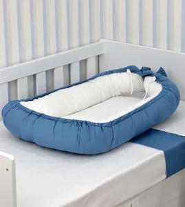Ninho Mini Berço Básico Chic Azul