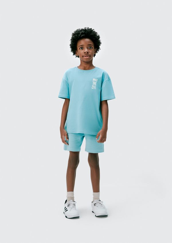 Conjunto Curto Infantil Menino Regular - Azul 012