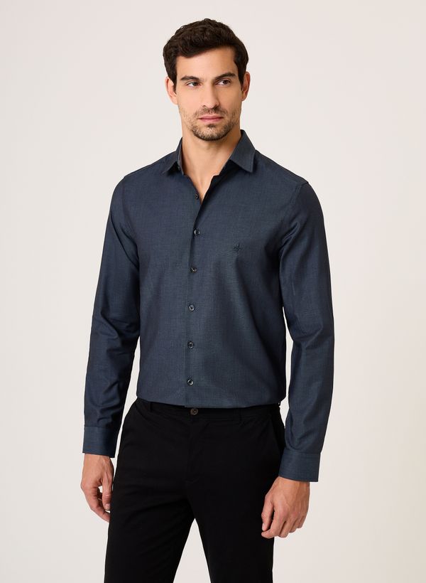 Camisa Milano Fit Changeant Dudalina Masculina 3