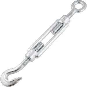 Esticador Olhal x Gancho Galvanizado para Cabo de Aço 7/8" 22,2mm Uso Industrial - VONDER PLUS