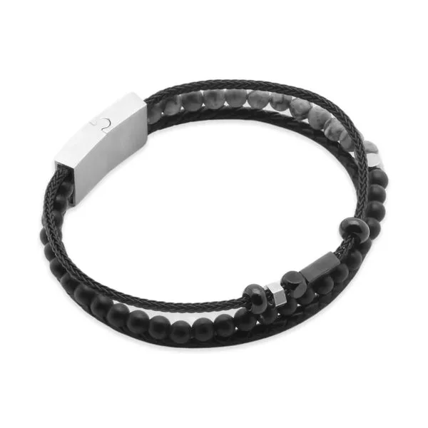 Pulseira Base Preta Preta GG