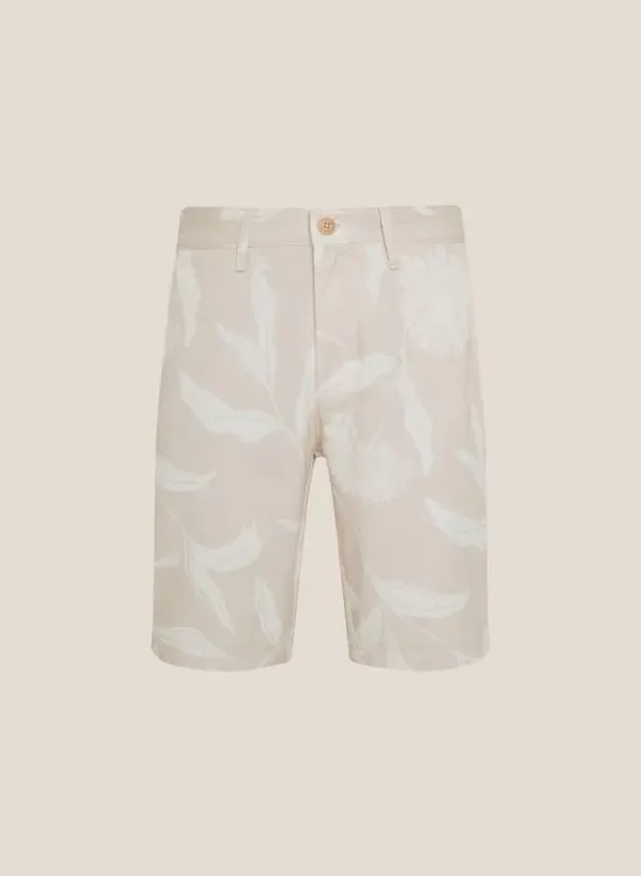 Bermuda Right Fit Estampada Dudalina Masculina 48
