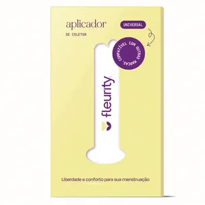 Aplicador de Coletor Menstrual Fleurity 1 Unidade