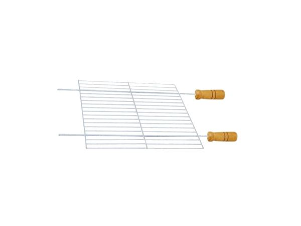 Grelha Plana Quadrada P/ Churrasqueira 45x68 Aço Galvanizado