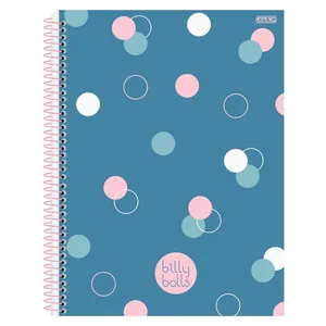 Caderno Universitário São Domingos Billy Balls 1 Matéria 80 Folhas - Item Sortido