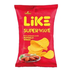Batata Croques Chips Like Super Wave Buffalo Wings 76g
