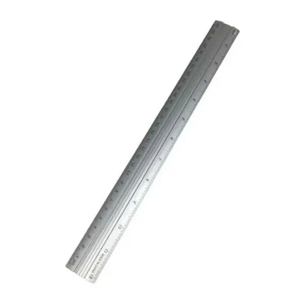 Régua Prata Régua de Alumínio Prata 30cm Vmp com Superfície Lisa e Escala em mm e cm 30CM 1 Unidade Prata Régua Prata Régua de Alumínio Prata 30cm Vmp com Escala em Milímetros e Centímetros 30CM 1 Unidade
