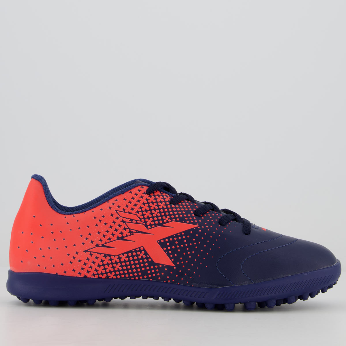 Chuteira Oxn Express Fit Society Juvenil Azul