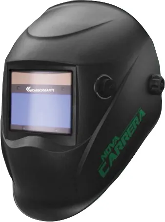 Máscara para solda com escurecimento automático nova carrera CARBOGRAFITE