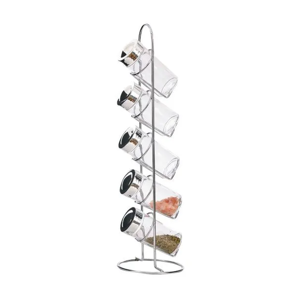 Porta Condimentos Wincy 5 Peças Com Suporte VDA05103 (MP)
