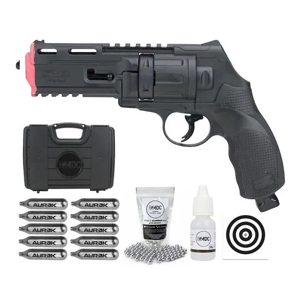 Revólver Pressão Co2 Hdr T4f 50 Gen2 Ltl Case 10 Co2 Itens
