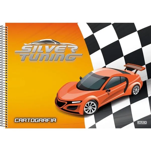 CADERNO DESENHO MILIMETRADO SILVER TUNING 60F